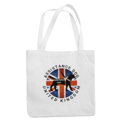 Assistance dog tote bag