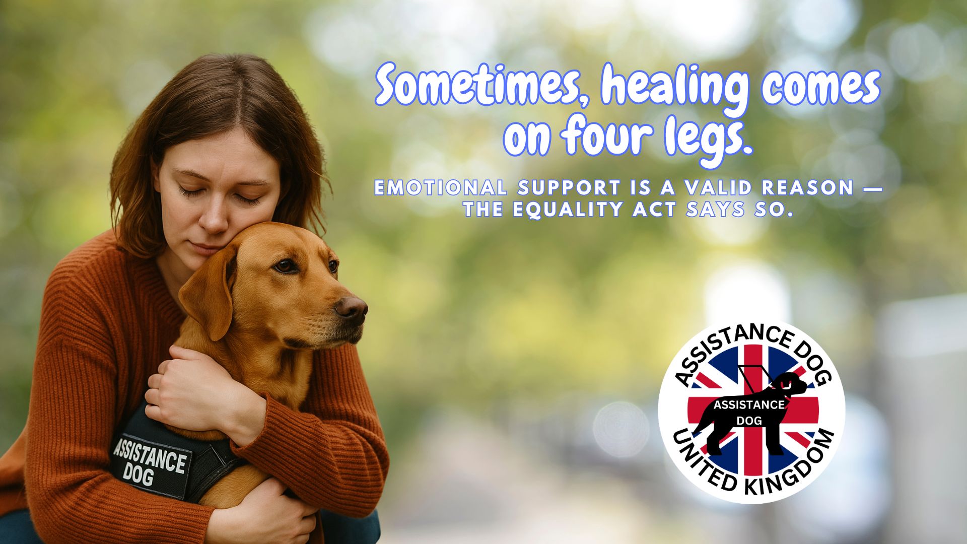 Can Emotional Support Dogs Be Assistance Dogs in the UK