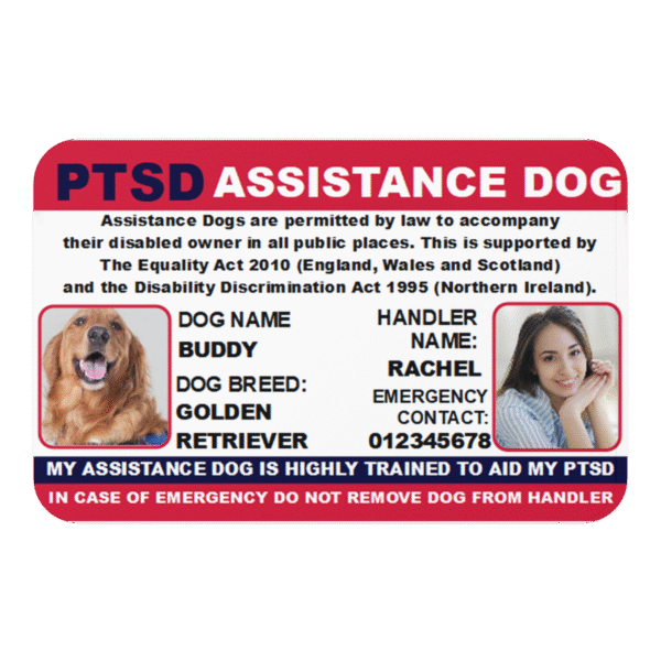 PTSD ASSISTANCE DOG