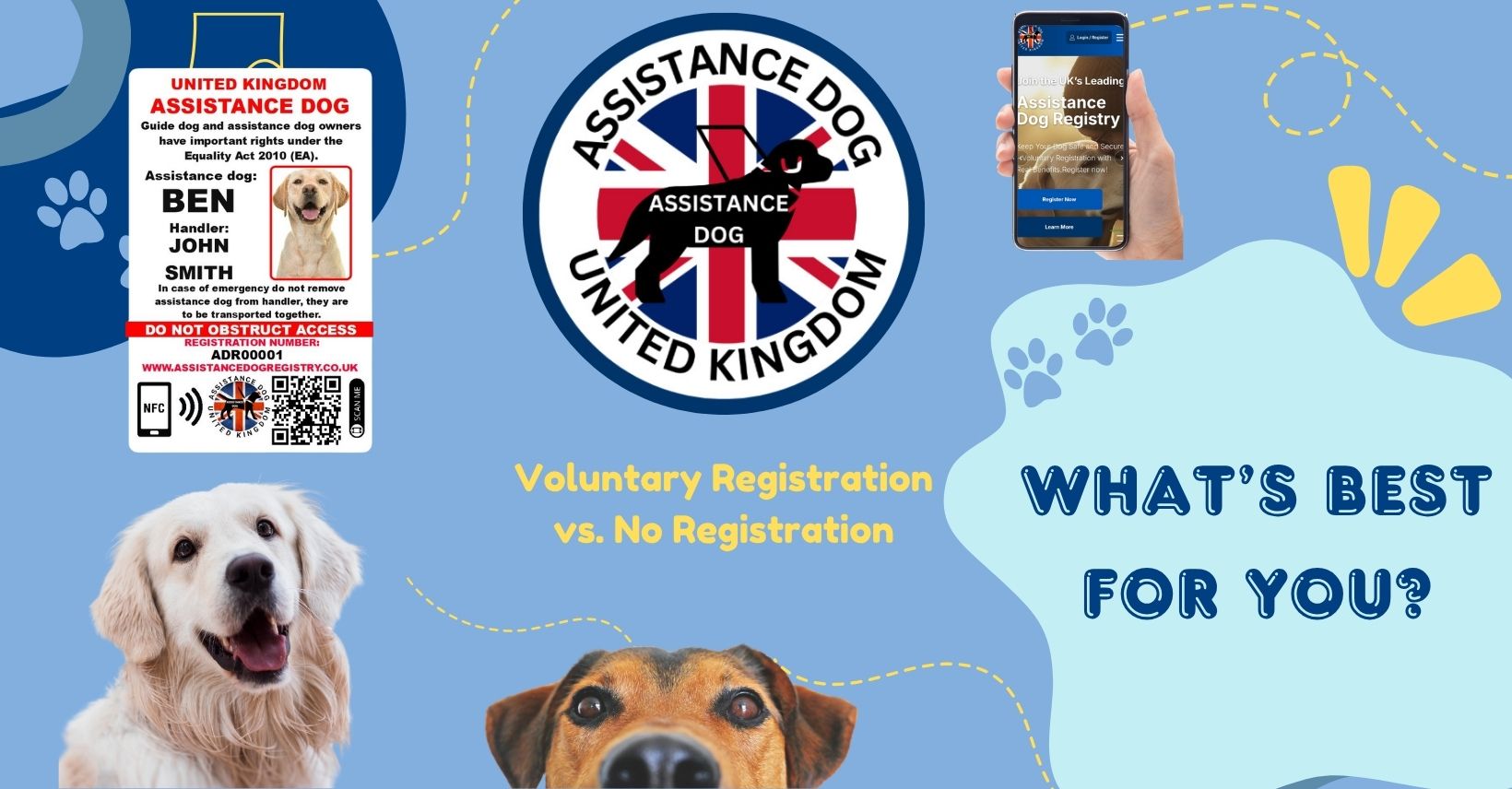 Should You Register Your Assistance Dog in the UK?